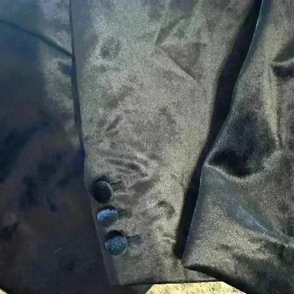 Roaman’s Women’s Black Polyester Blazer With Pockets And 1 Button 18w - Picture 11 of 16